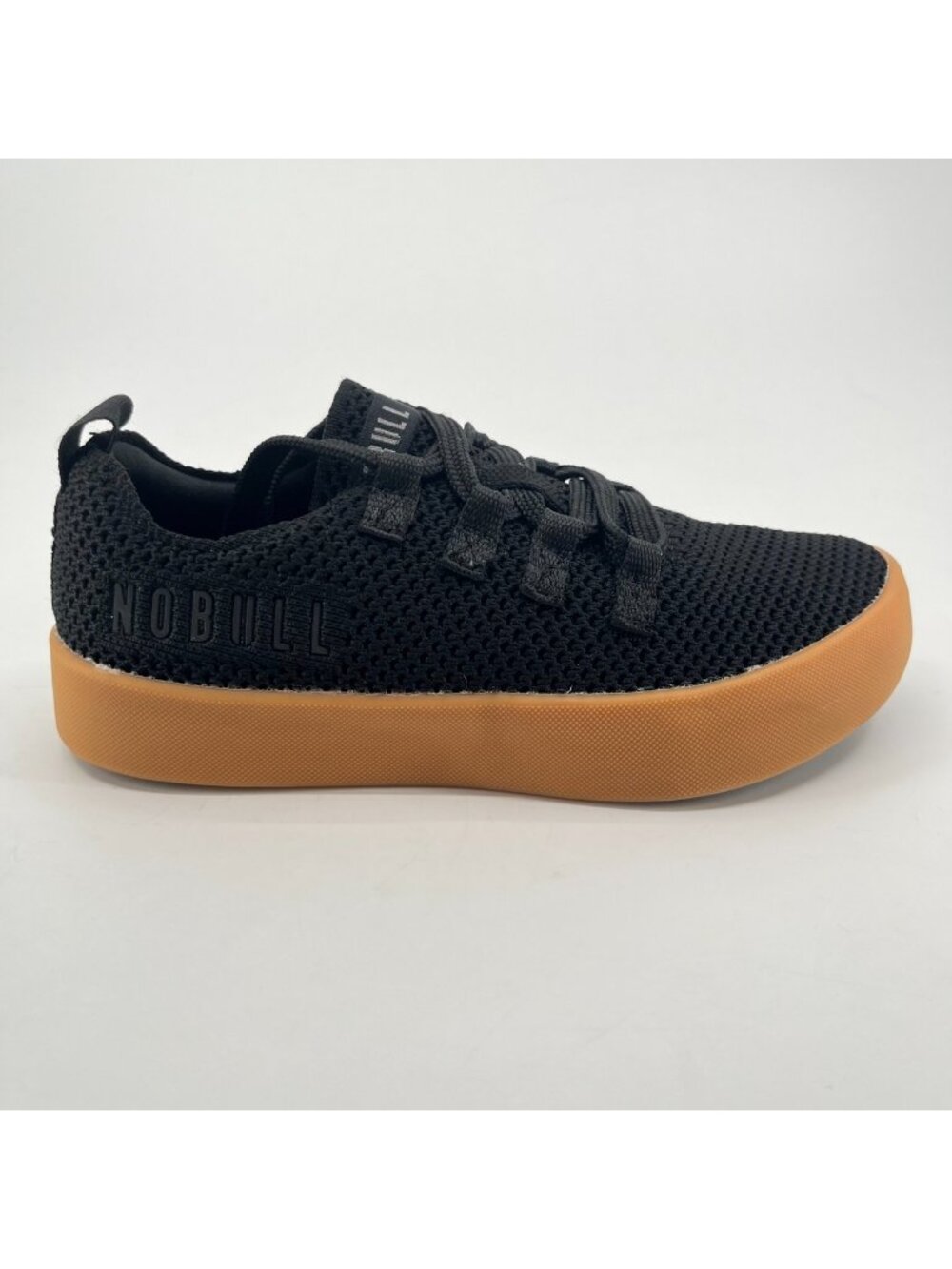 Nobull Recs Knit Womens Size 5 Black Gum Athletic Running Walking Shoes Sneakers